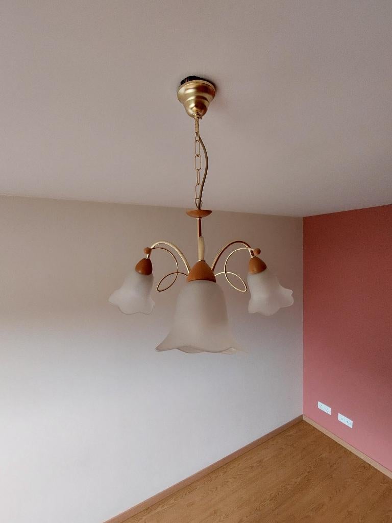 Retro luster Massive, Huis en Inrichting, Ophalen, Zo goed als nieuw