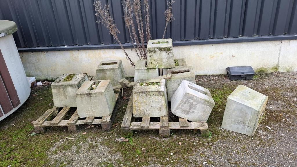 Gratis betonblokken Meerhout, Ophalen