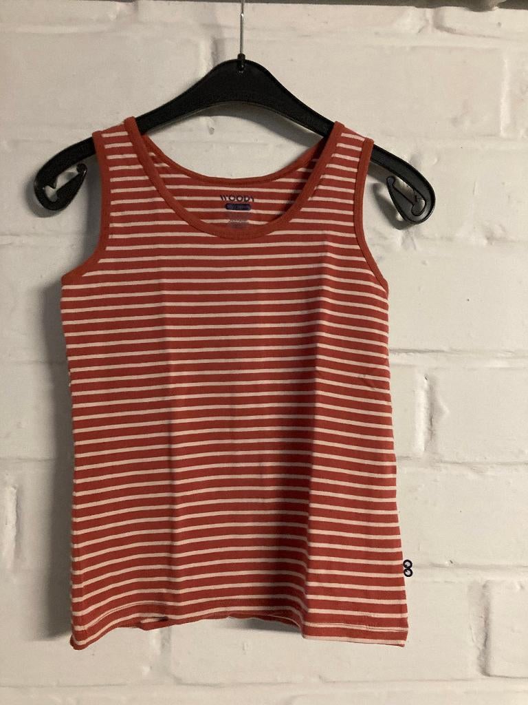 Roestkleurig onderhemdje zonder mouwen, Woody, 10 jaar, 140, Kinderen en Baby's, Kinderkleding | Maat 140, Nacht- of Onderkleding