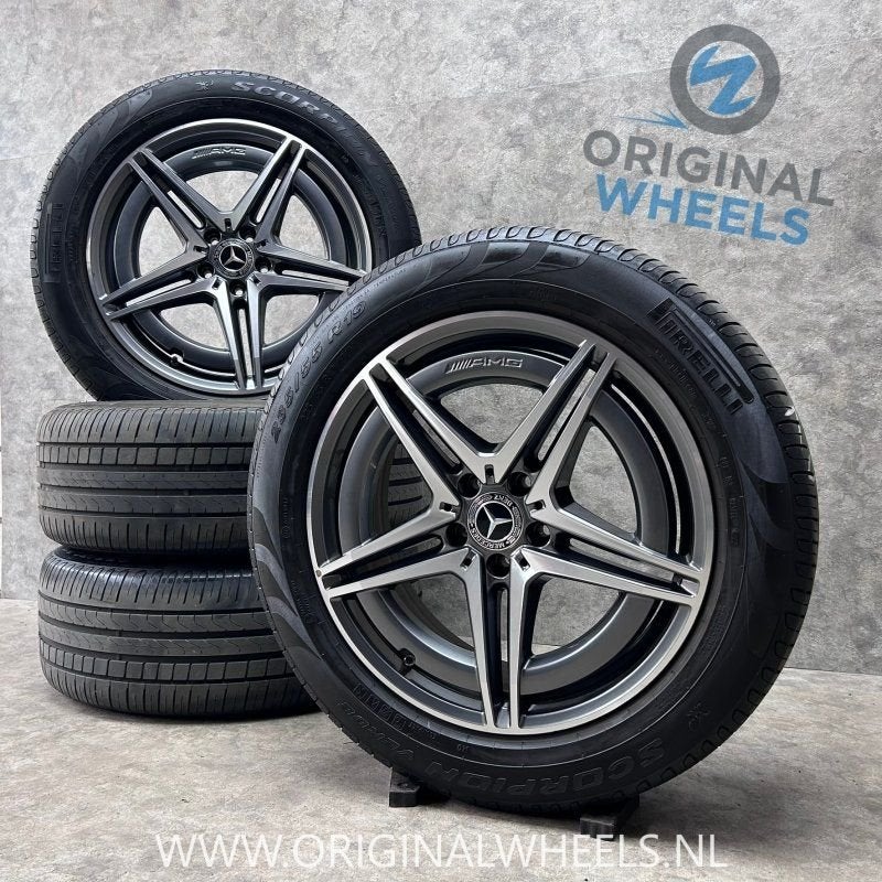 19 inch originele  AMG velgen + zomerbanden Mercedes EQC A29, Pneus et Jantes, Pneus été, -, 19 pouces