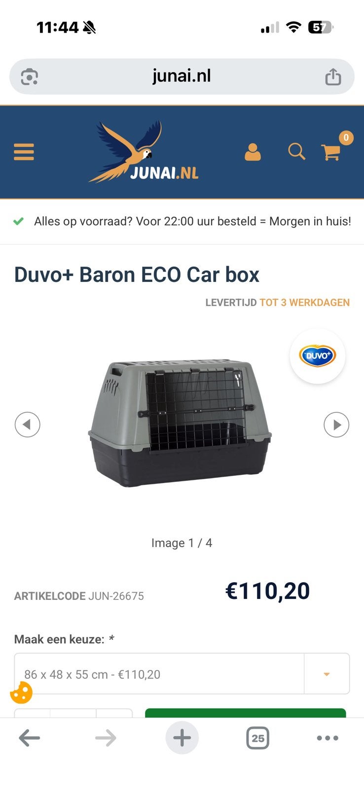 Honden auto box, Ophalen, Zo goed als nieuw