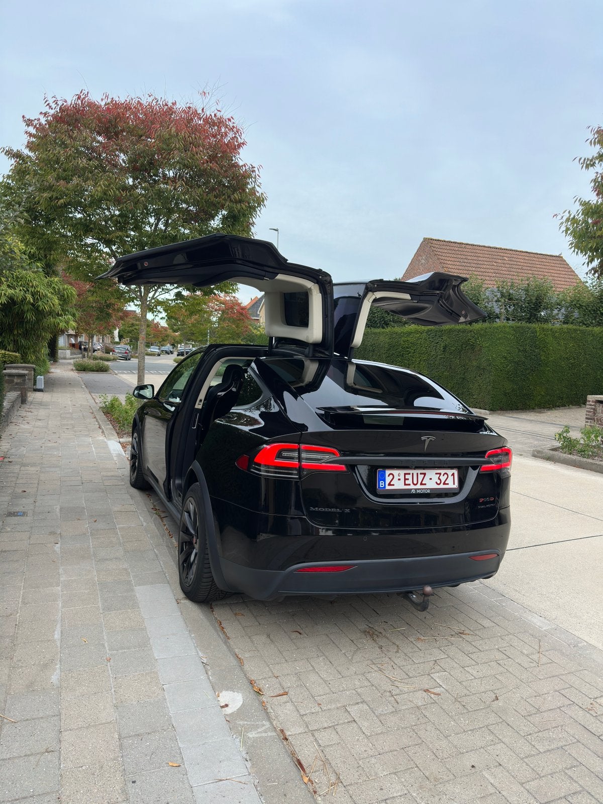 Tesla model X - 90d 525pk (386 kw), Autos, Cuir, Model X, Achat, Euro 6