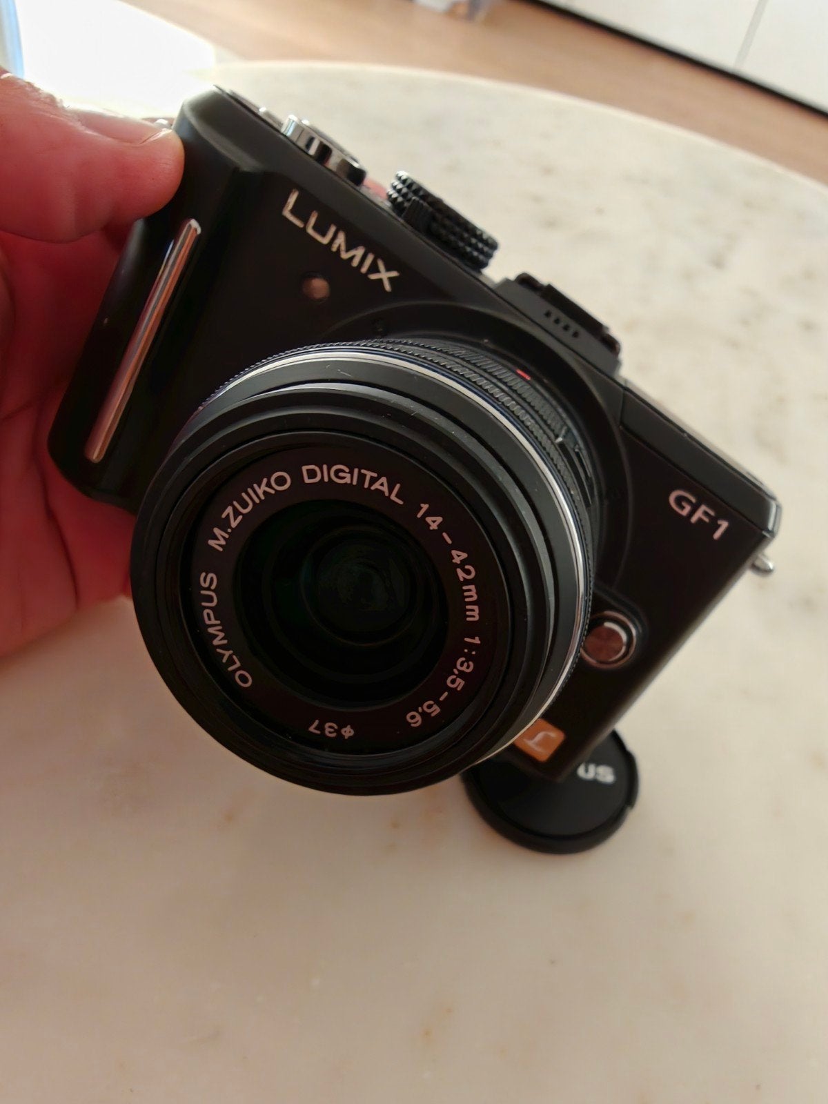 Panasonic Lumix DMC-GF1 met 14-42, Ophalen, Zo goed als nieuw, Panasonic