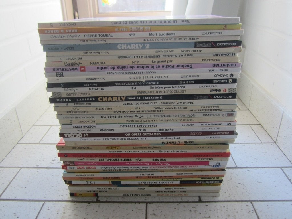Lot 1 de 40 BD cartonnées - 50,00Eur, Livres, Plusieurs BD, Enlèvement, Divers auteurs