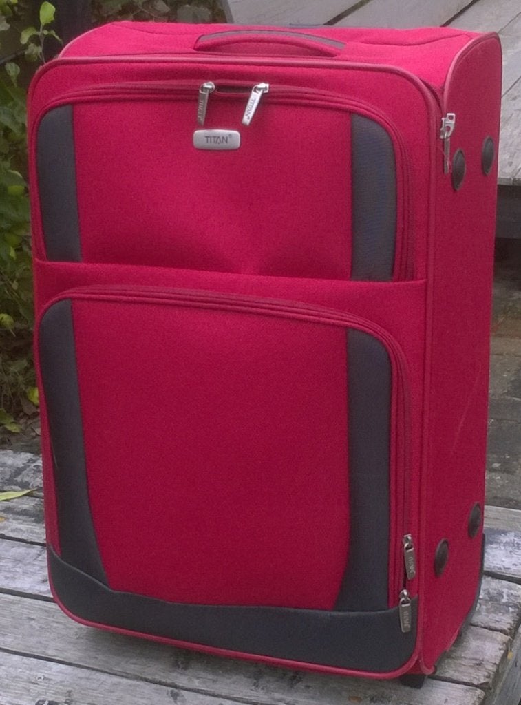 Reistas Titan (62 x 40 x 24 cm), Bijoux, Sacs & Beauté, Rouge, Enlèvement ou Envoi, 55 à 75 cm, 40 à 60 cm