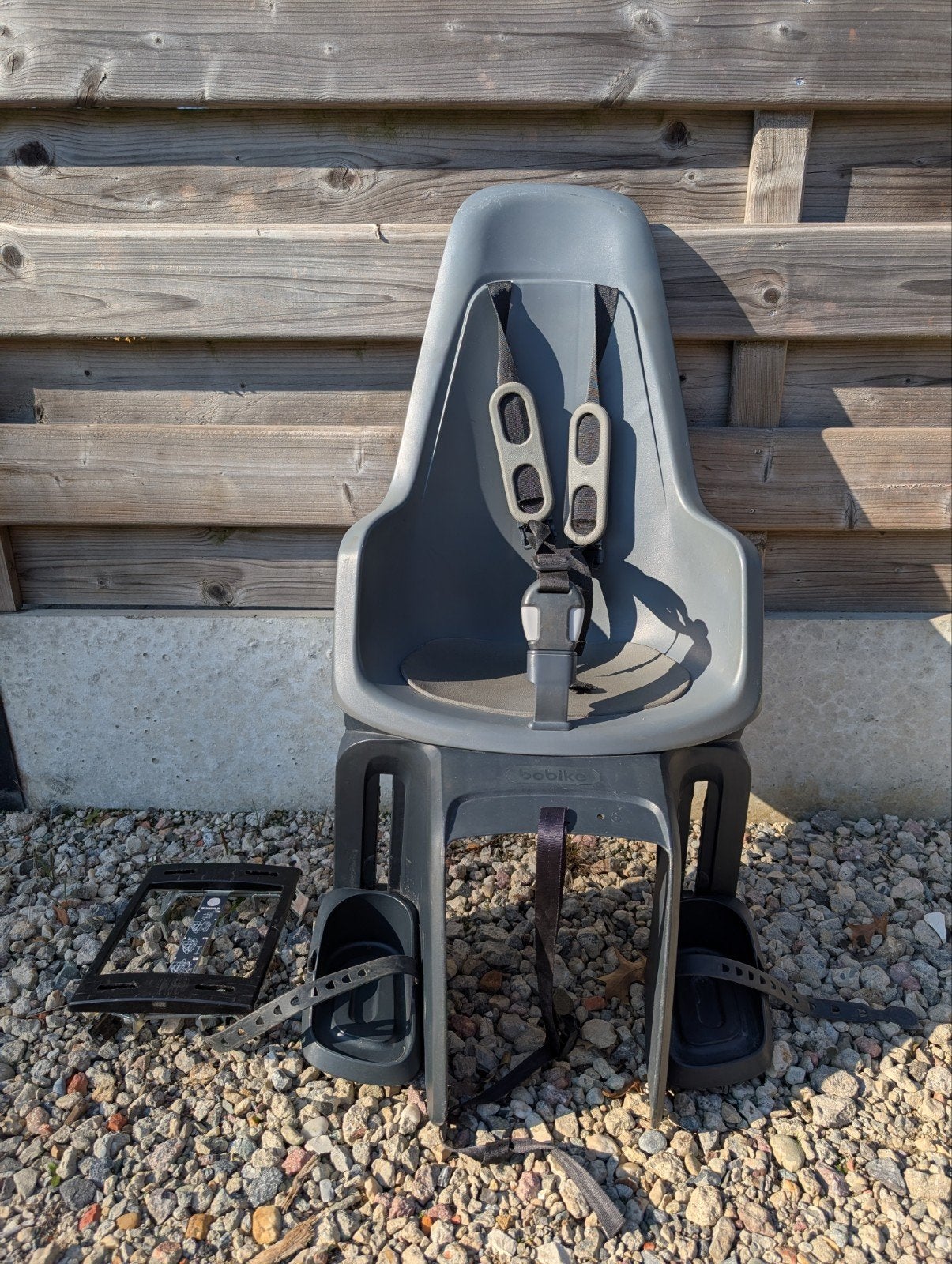 Fietsstoeltje Bobike Urban Black, Ophalen, 15 t/m 25 kg, Bobike Maxi One, Achterzitje