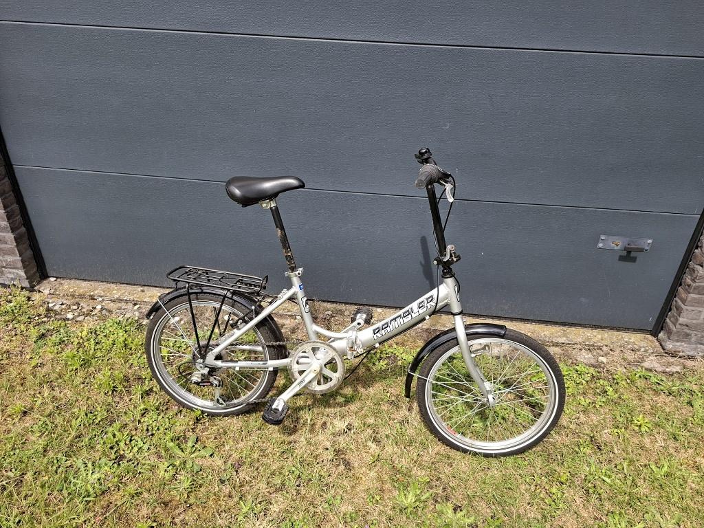 Vouwfiets, Fietsen en Brommers, Fietsen | Vouwfietsen, Gebruikt, Velgrem, Versnellingen, Ophalen