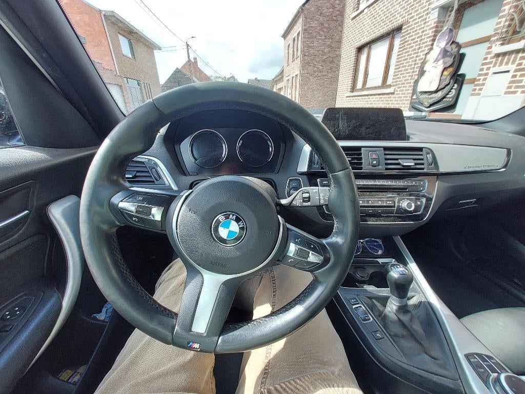 BMW 118i te koop, Auto's, BMW, Zwart, Wit, 5 deurs, Particulier