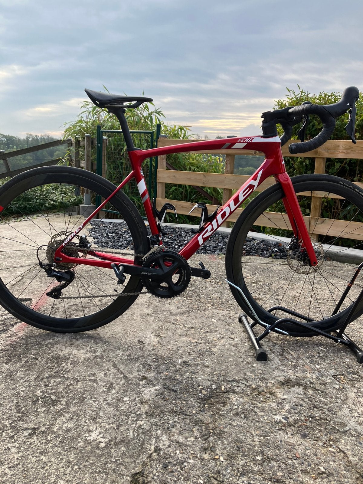 Velo de course ridley fenix carbon, Autres marques, Enlèvement, Utilisé, Frein à disque