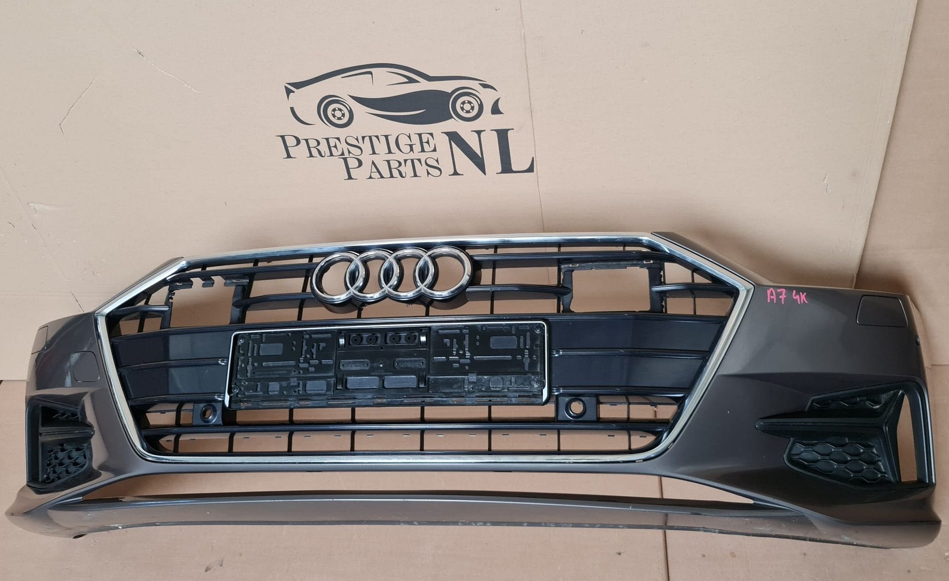Voorbumper Audi A7 4K 6xPDC KLS 4K8807437B bj.2018-2022, -, Origine de la pièce connue, Utilisé, -