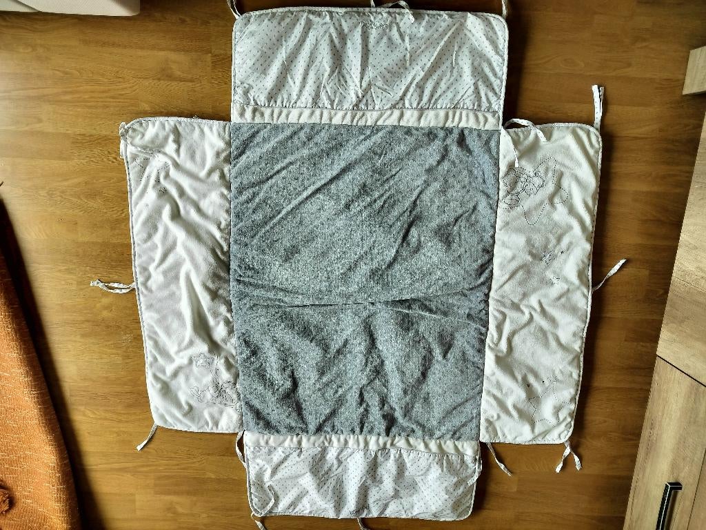 Beschermhoes en omrander park, Ophalen, Zo goed als nieuw, Rechthoekig, Boxkleed