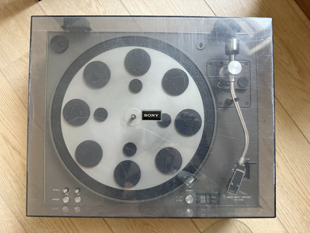 Sony PS-4750 platenspeler, Audio, Tv en Foto, Platenspelers, Ophalen, Gebruikt, Pitch-regelaar, Platenspeler