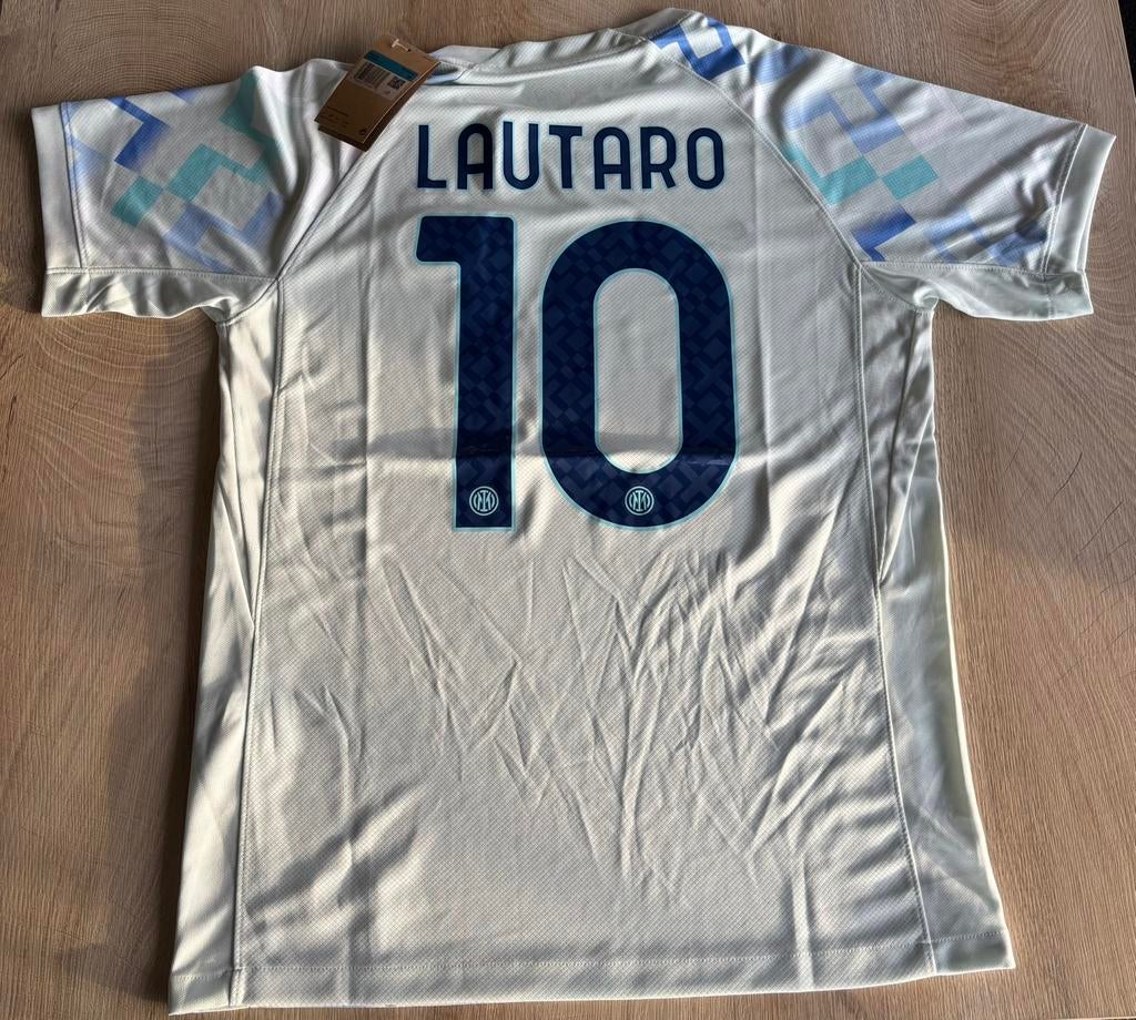 Inter Milan Away Shirt 2025/2026 – Lautaro Martinez #10, Ophalen of Verzenden, Zo goed als nieuw, Voetbal, Maat 48/50 (M)