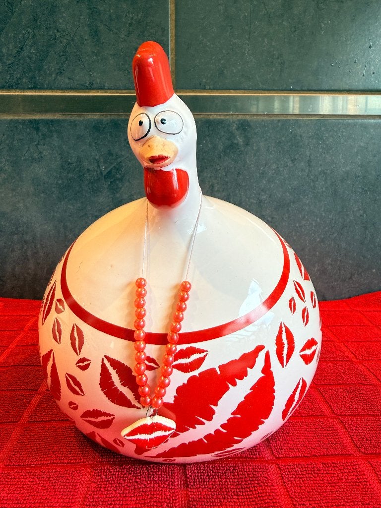 Grande poule pondeuse Bisous - J-Line, Enlèvement ou Envoi, Comme neuf, Animal