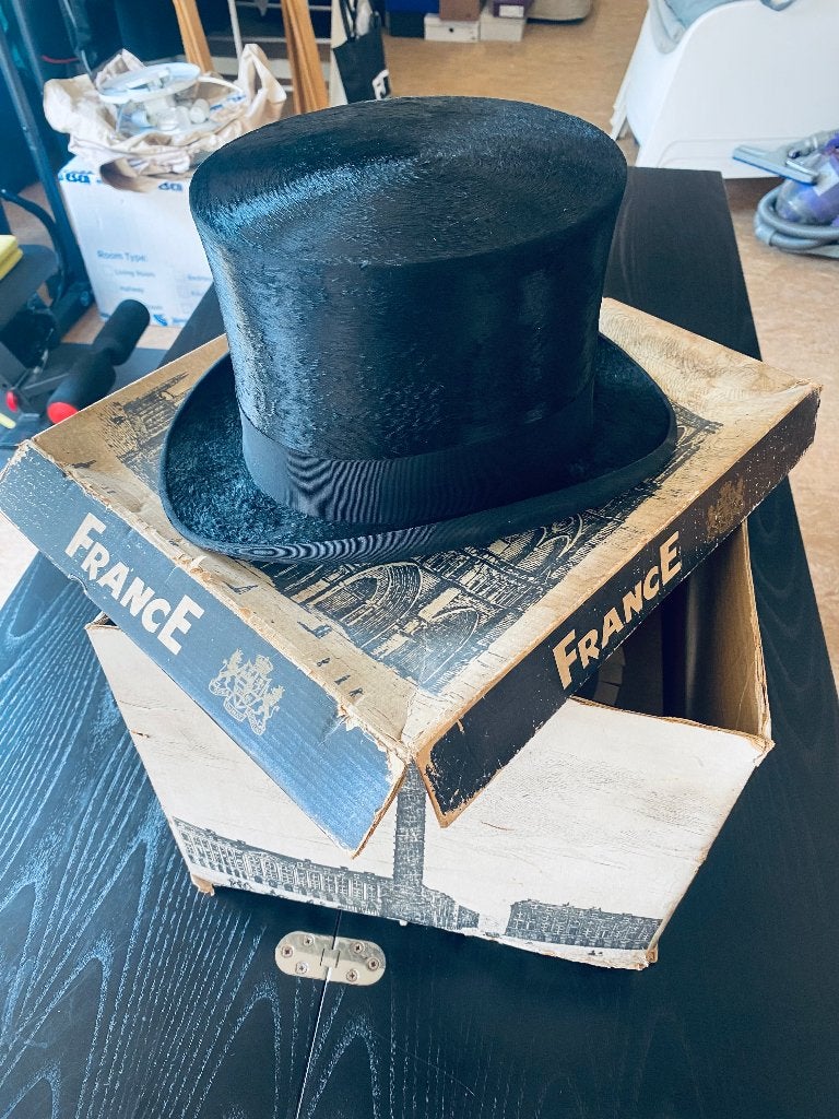 chapeau haut-de-forme, Ophalen, AUTRE, Hoed, 58 of 59 cm (L, 7¼ of ⅜ inch)