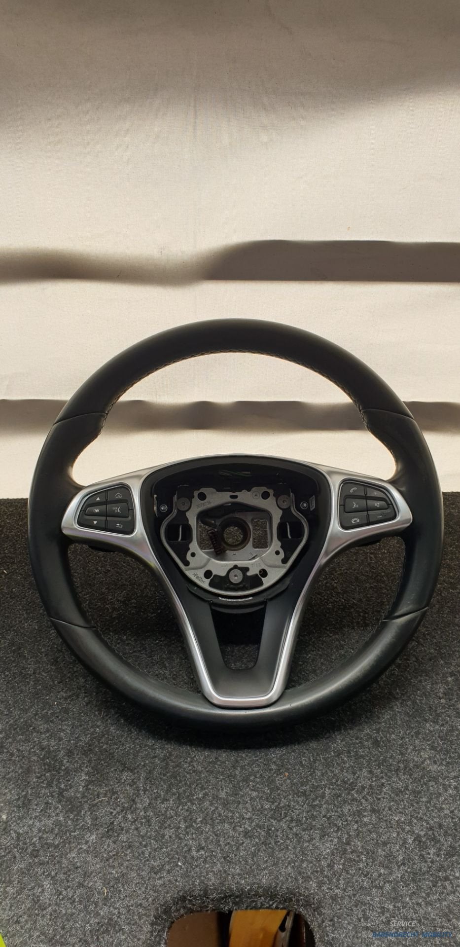 Leder stuurwiel W205 C-klasse Mercedes 0005605003 Flippers s, Auto-onderdelen, Interieur en Bekleding, Gebruikt, Mercedes-Benz AG