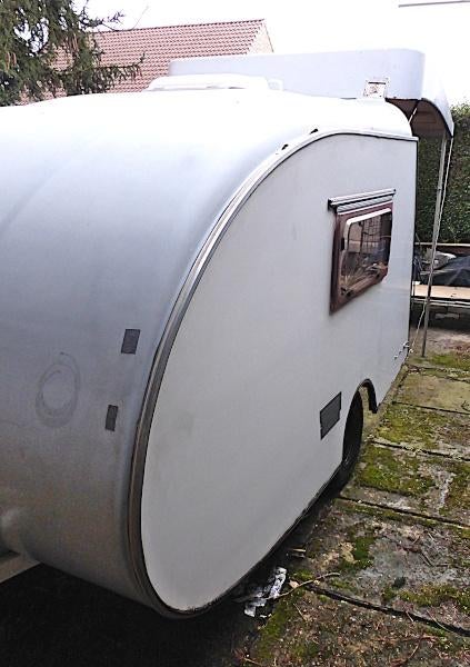 pluma mini caravannetje te koop, Caravans en Kamperen, Caravans, Tot en met 2, Kleine zit, Tot 4 meter, Tot 500 kg