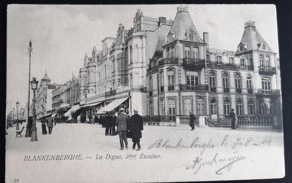 BLANKENBERGHE-LA-DIGUE ZEEDIJK 1905, Enlèvement ou Envoi