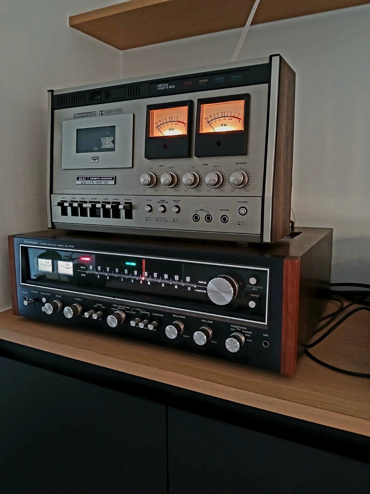AKAI GXC-510D, Audio, Tv en Foto, Ophalen, Enkel, Akai, Tape counter