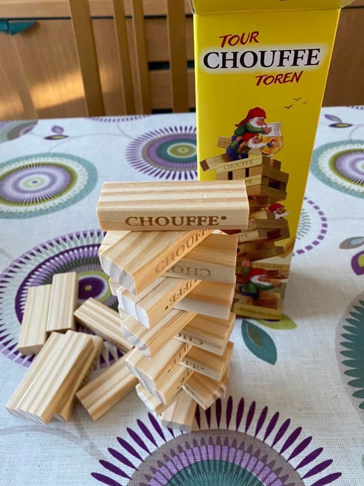 Jeu de la tour CHOUFFE (Chouffe Toren / Jenga), Enlèvement ou Envoi, Comme neuf