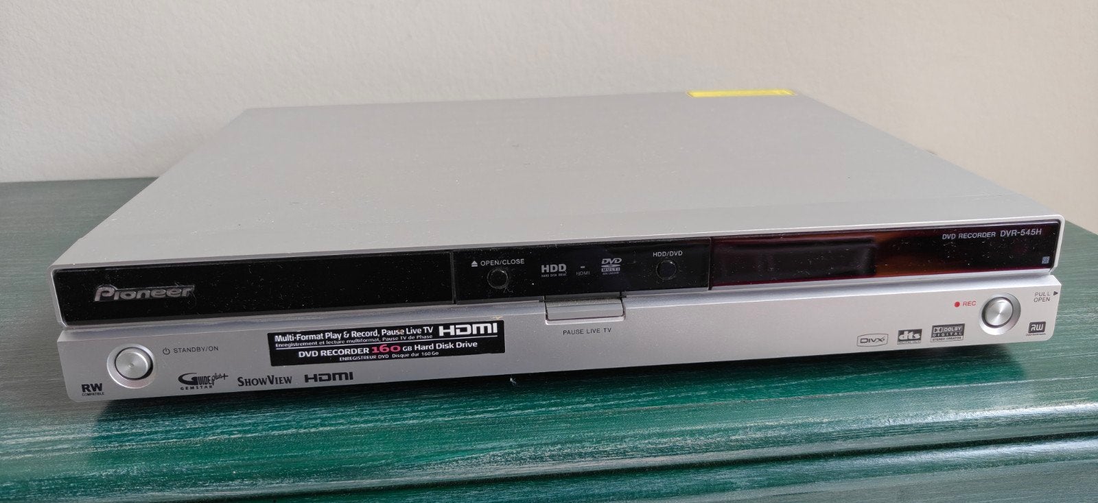 DVD Recorder en hard disk drive, TV, Hi-fi & Vidéo, Enlèvement, Pioneer