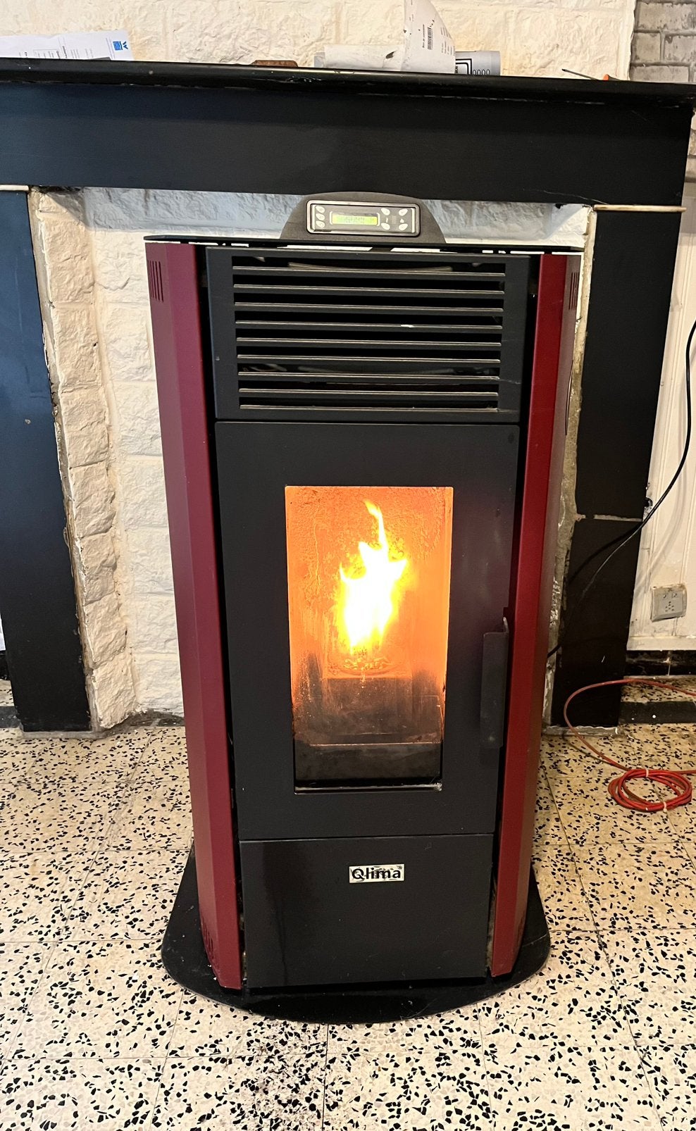 Poele a pellet Qlima viola s line 7,6 kwh, Enlèvement, Utilisé