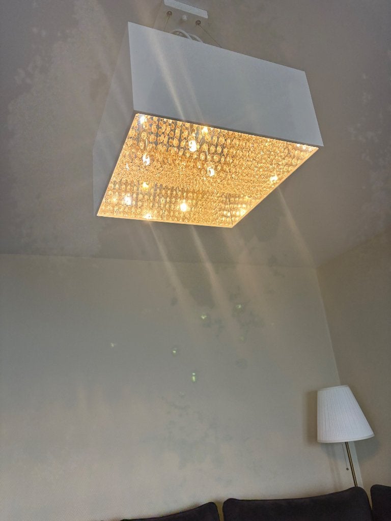 Lustre, Maison & Meubles, Enlèvement, Utilisé, Métal, Autres culots