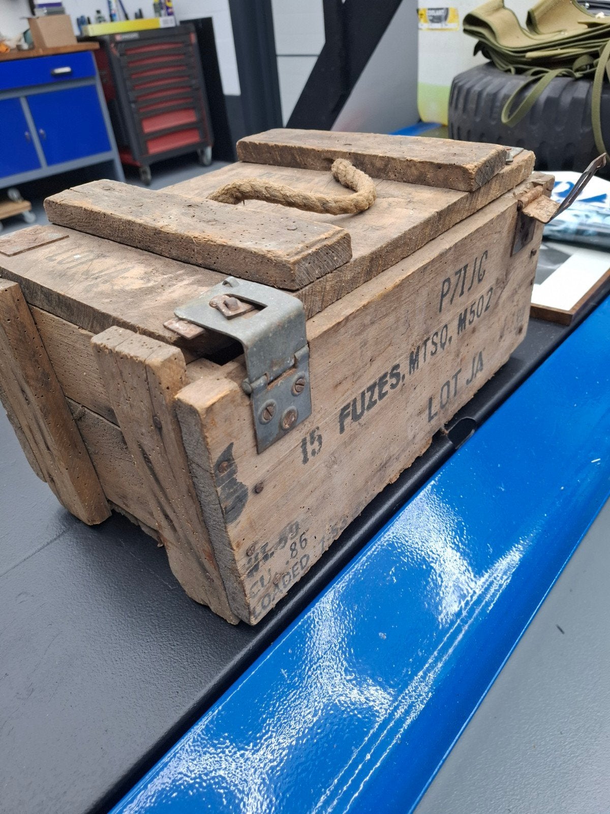 boîte en bois WW2 US, Enlèvement ou Envoi, Armée de terre, Autres types