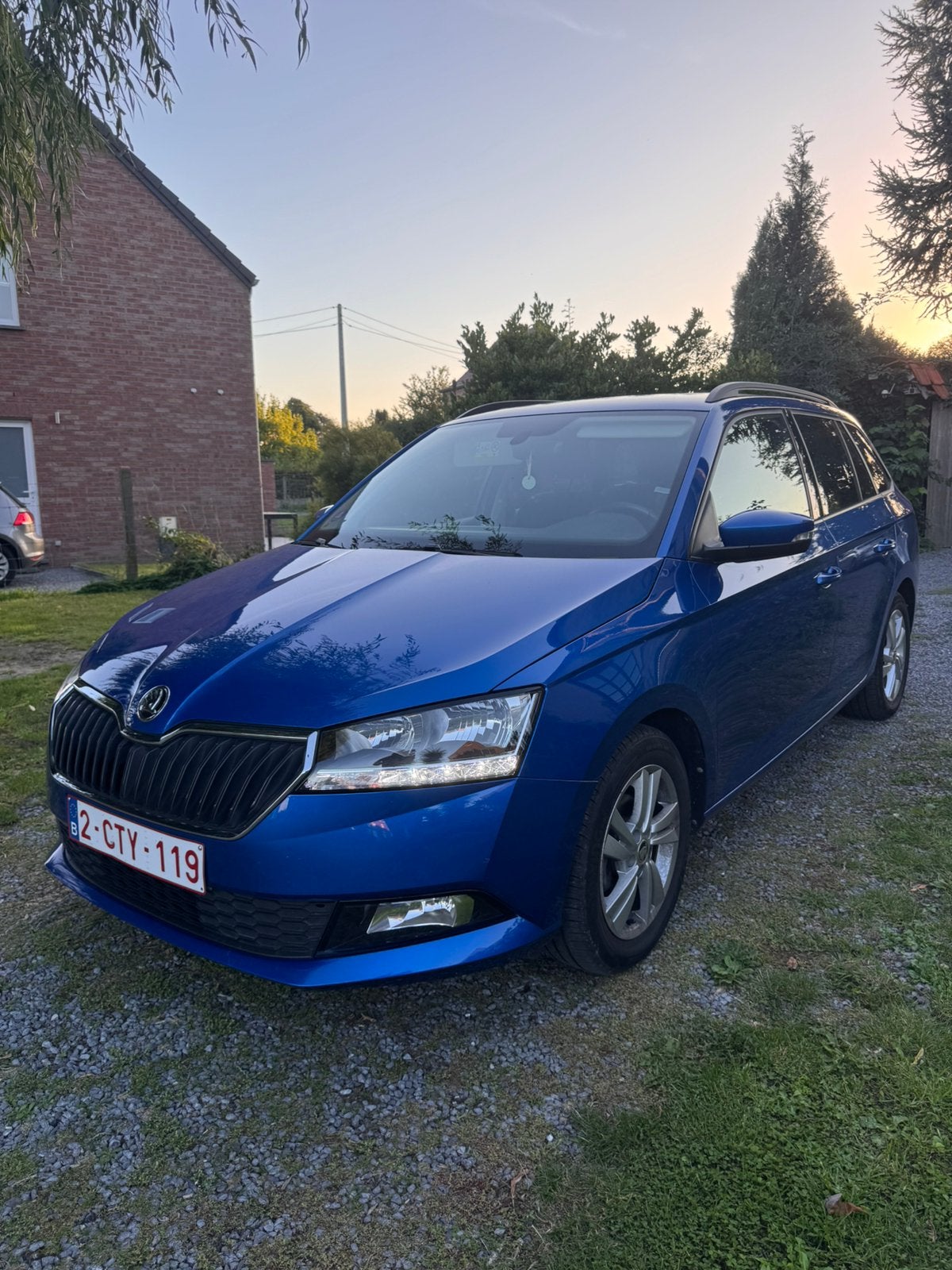 Skoda Fabia combi 2024 - 46500 km - app connect - clim - …, Autos, Achat, Euro 6, Entreprise, Noir