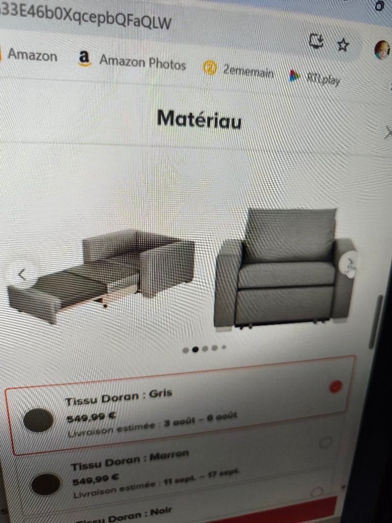 Fauteuil convertible 1 personne, 75 à 100 cm, Comme neuf, Enlèvement, 100 à 125 cm