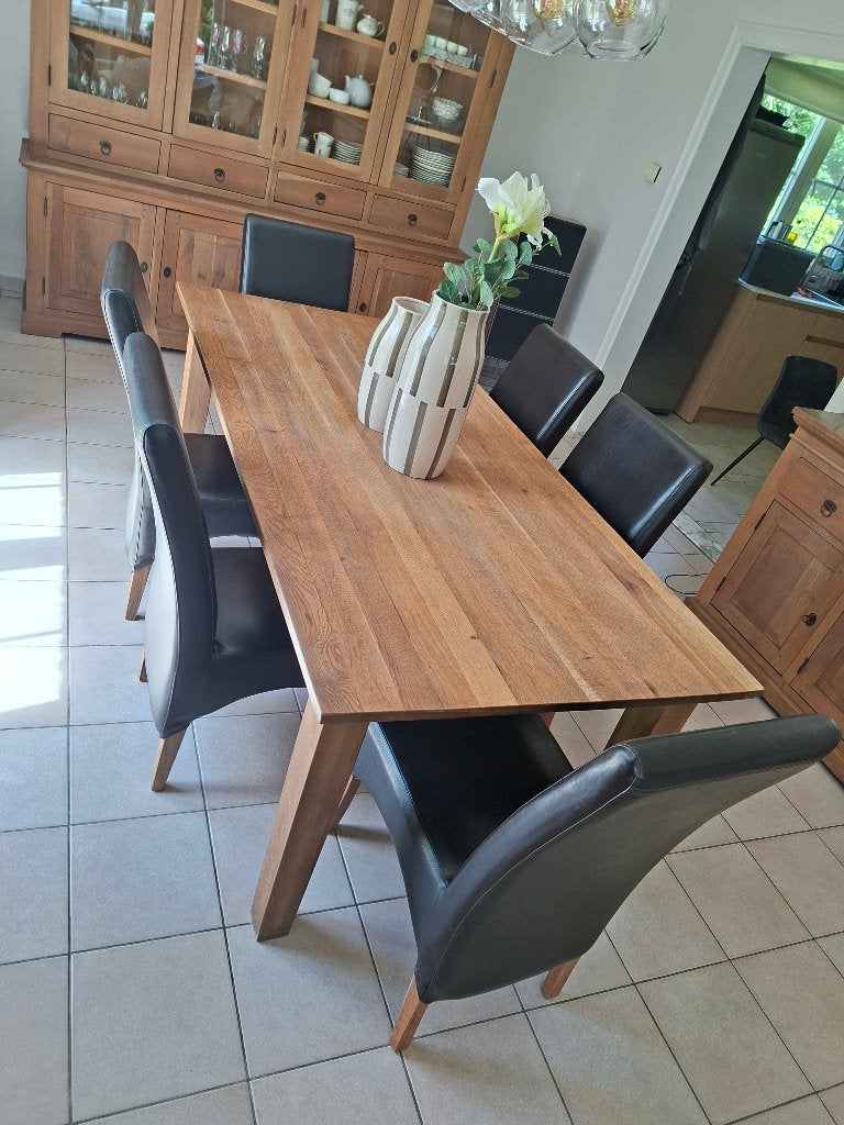 6 chaises de salle à manger, Maison & Meubles, Chaises, Bois, Enlèvement, Noir, Cinq, Six Chaises ou plus