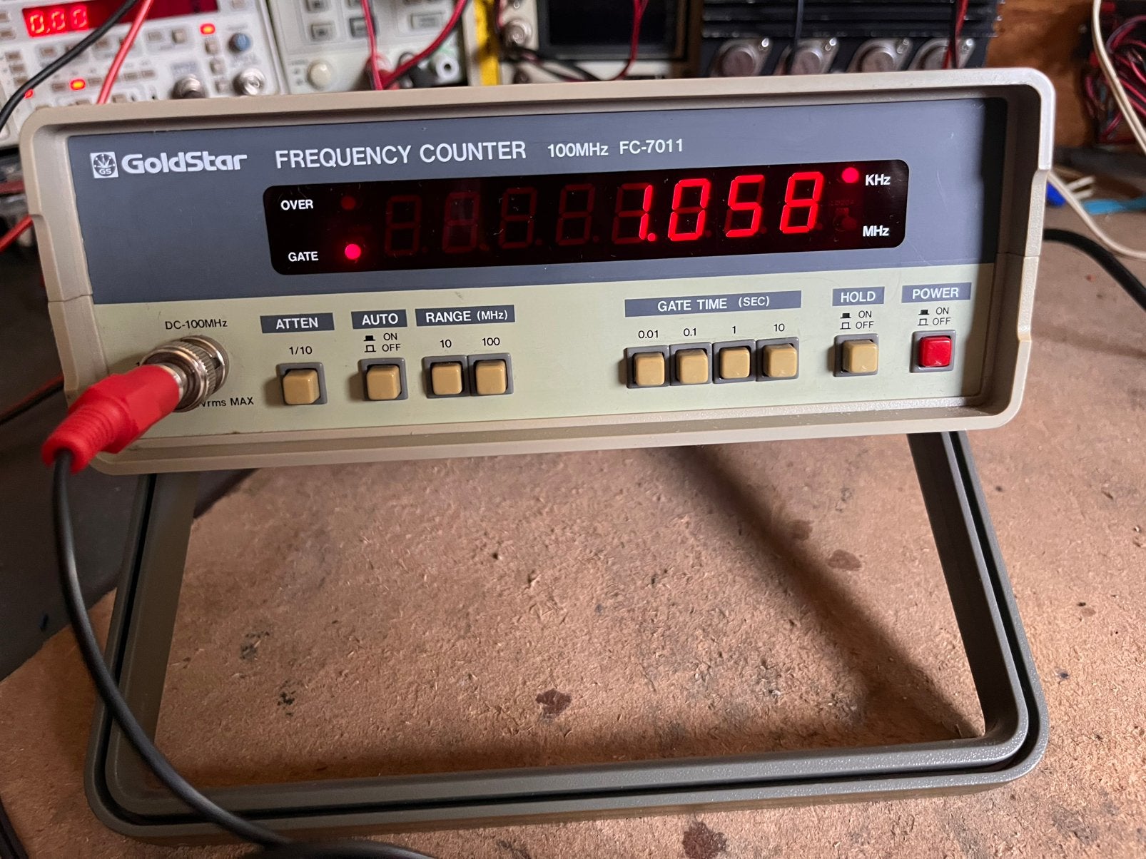 Frequentie teller, meet tot 100Mhz, Ophalen of Verzenden, Gebruikt