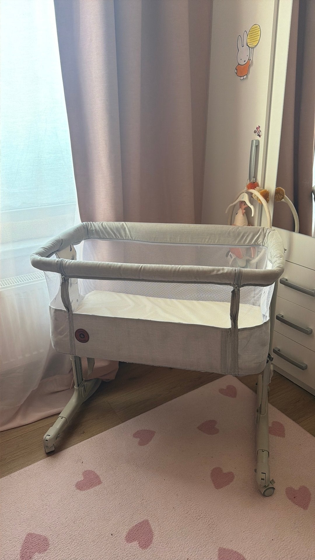 Lionelo Aurora 3in1 Co-sleeper - Babybedje, Ophalen, Zo goed als nieuw, Wieg