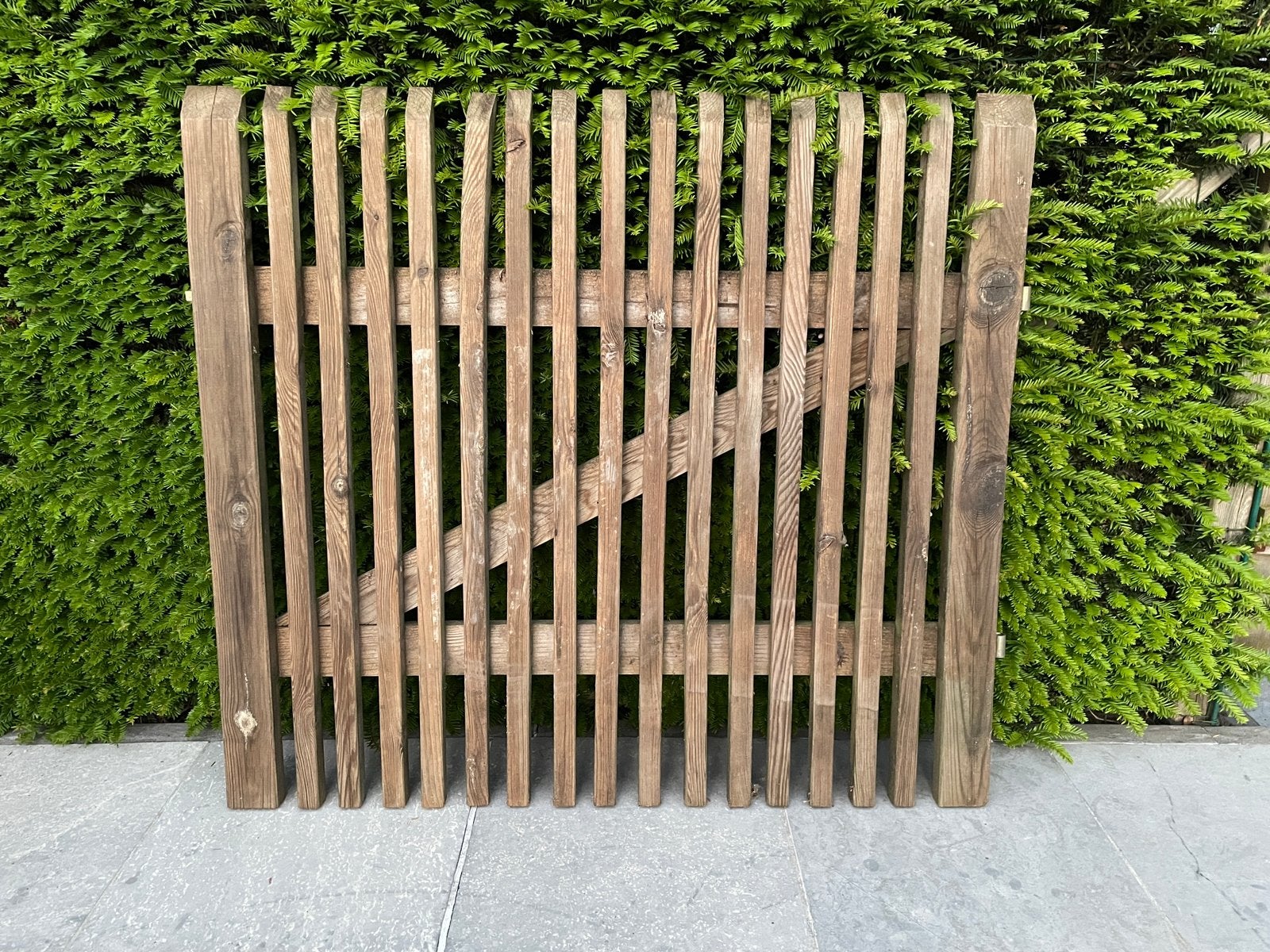 Robust houten tuinpoortje, Tuin en Terras, Ophalen, Gebruikt, Minder dan 100 cm, 100 tot 150 cm