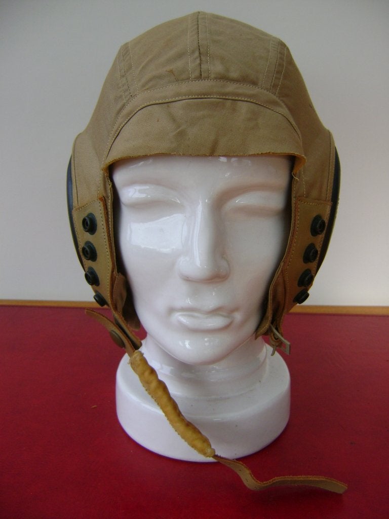 USAAF flying helmet summer type AN-H-15., Enlèvement ou Envoi, Armée de l'air, Casque ou Béret