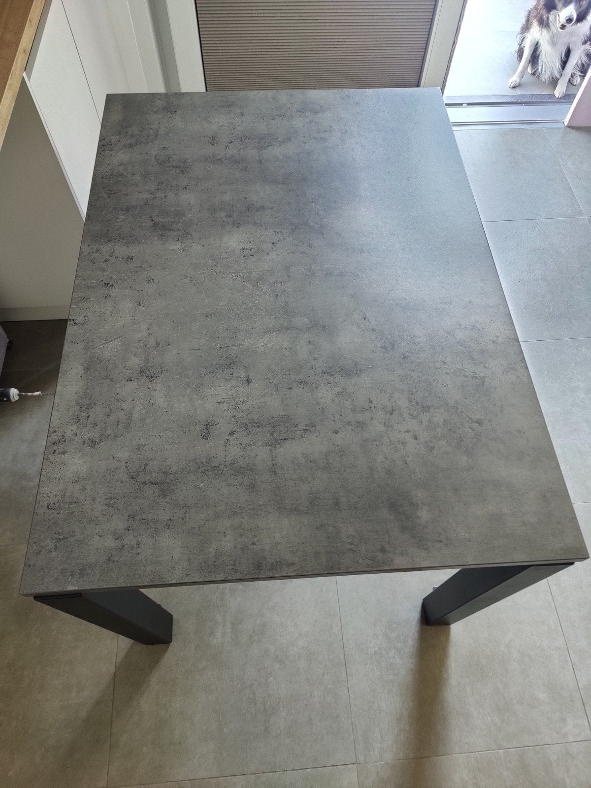Vierpersonen eettafel uitklapbaar, Ophalen, 50 tot 100 cm, Zo goed als nieuw, 150 tot 200 cm