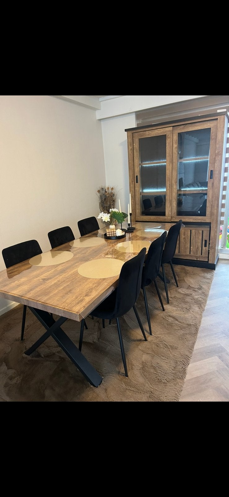 Eettafel met 6stoelen, Huis en Inrichting, Ophalen