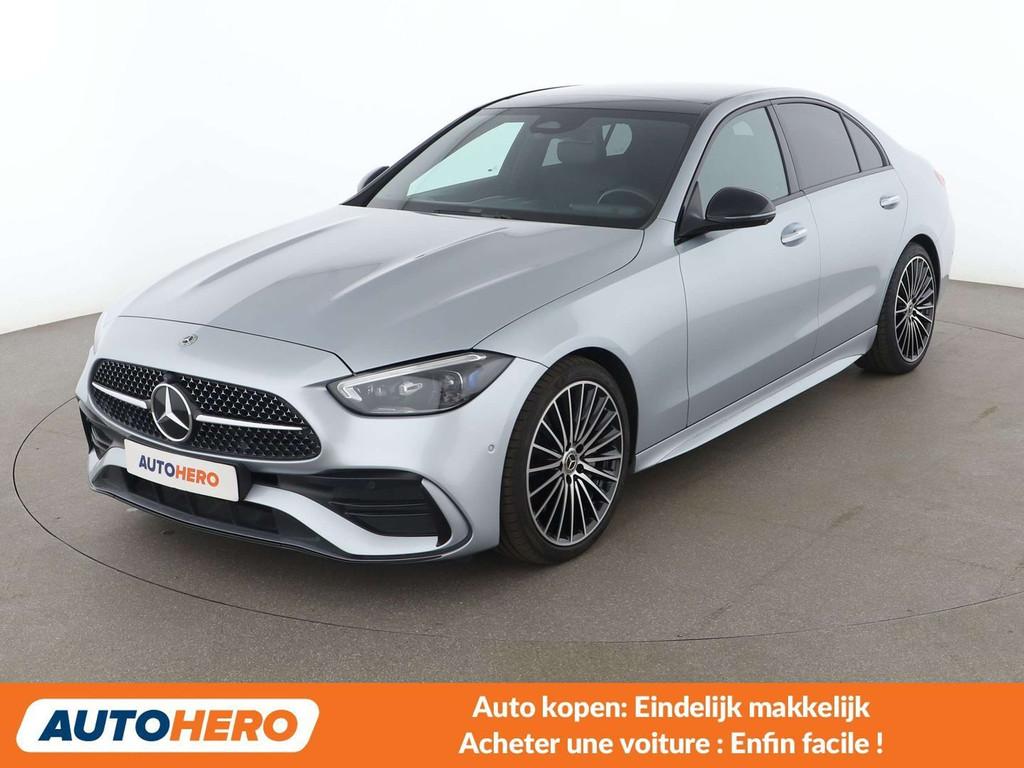 Mercedes-Benz C-Klasse 220 C 220 d Mild-Hybrid AMG Line, Auto's, Automaat, 4 deurs, Achterwielaandrijving, Leder