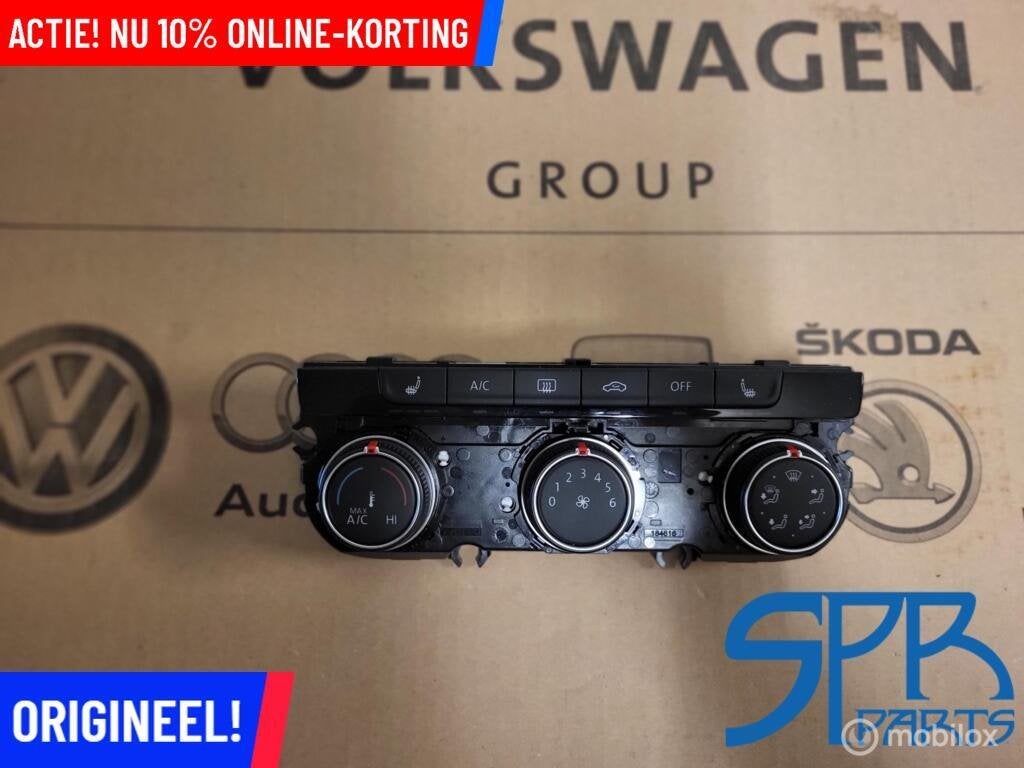 GOLF 7 Climatronic paneel 5G0907426AK CLIMATE CONTROL UNIT, Enlèvement ou Envoi, Volkswagen, Utilisé, Volkswagen