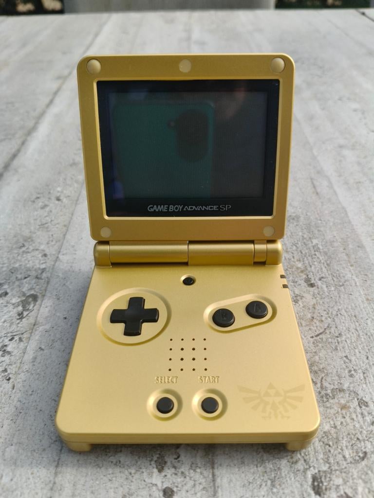 Nintendo Game Boy Advance SP console Zelda Limited Edition, Ophalen of Verzenden, Gebruikt, Game Boy Advance SP