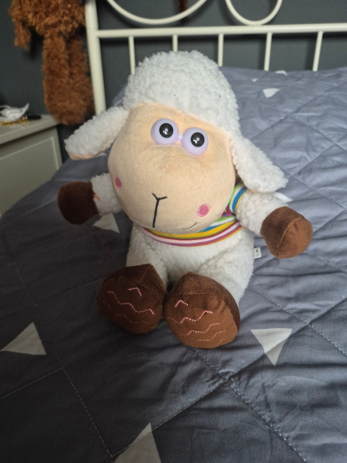 schaap zingt werkende staat, Kinderen en Baby's, Speelgoed | Knuffels en Pluche, Ophalen of Verzenden