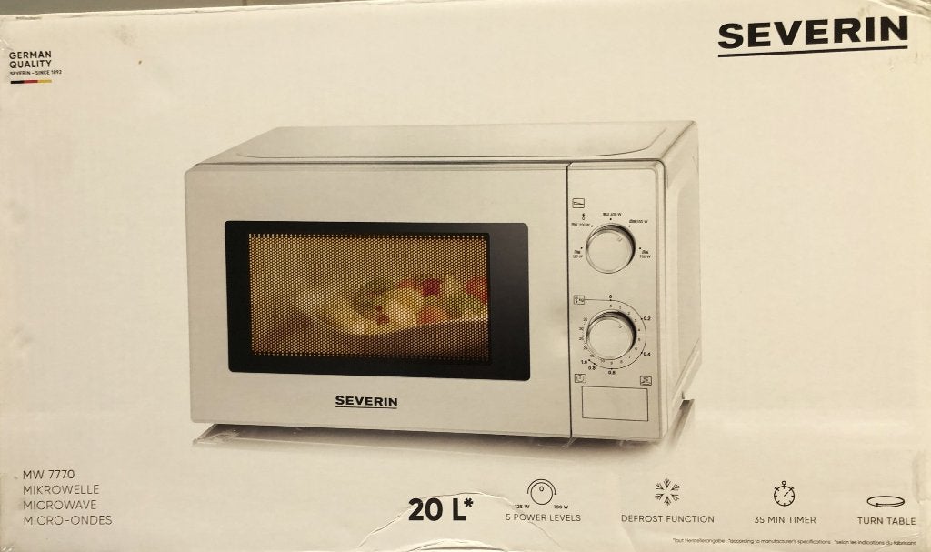 microwave, Electroménager, Micro-ondes, Comme neuf, Moins de 45 cm, Enlèvement, Four