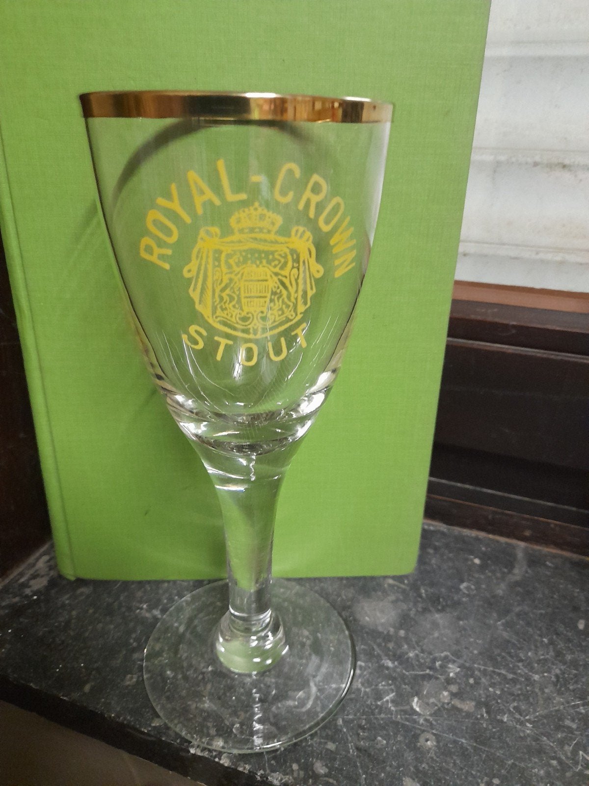 bierglas royal crown stout caulier, Verzamelen, Ophalen of Verzenden