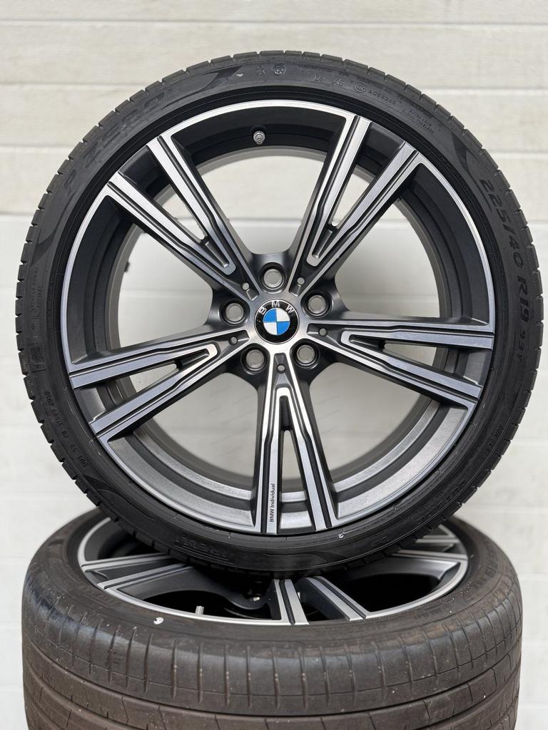 DEMO 19” BMW 3 SERIE G20 G21 INDIVIDUAL VELGEN ZOMERBANDEN O, Auto-onderdelen, 19 inch, Gebruikt, -, -