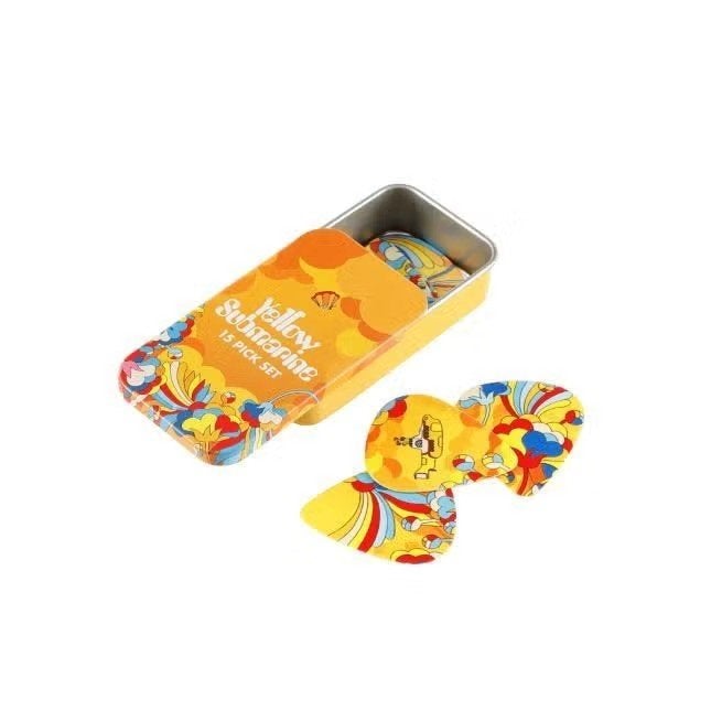 The Beatles opbergblikje met plectrums 0.70 mm off. merch., Ophalen of Verzenden, Nieuw