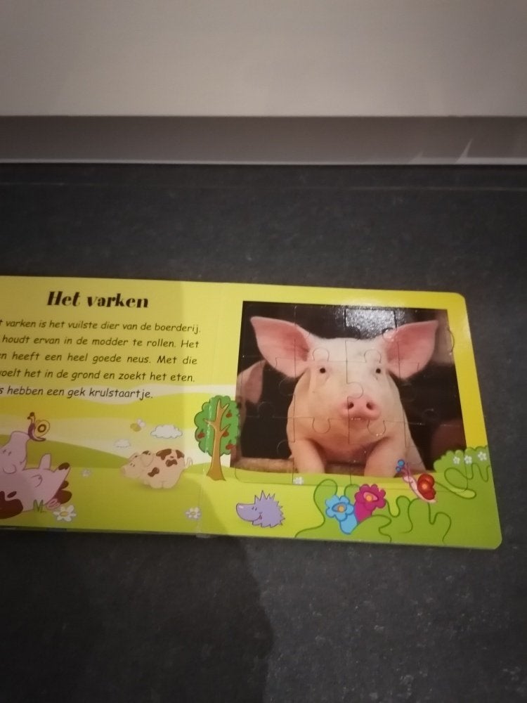leuk (voor)leesboek met 5 dierenpuzzels, Enfants & Bébés, Jouets | Éducatifs & Créatifs, Enlèvement, Comme neuf, Puzzles