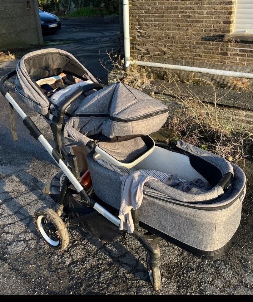 Thule sleek duo, Kinderen en Baby's, Kinderwagens en Combinaties, Ophalen, Kinderwagen, Maxi-Cosi, Duowagen