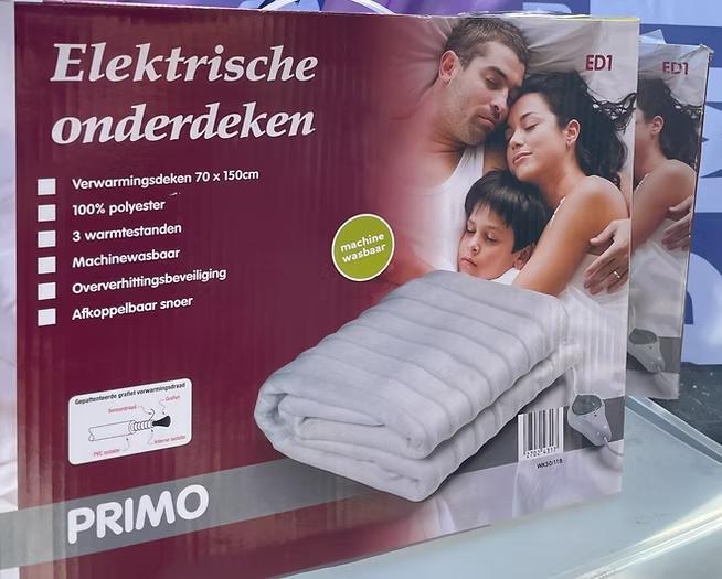 Couverture chauffante électrique – Primo ED1, Electroménager, Enlèvement, Comme neuf, Autres types