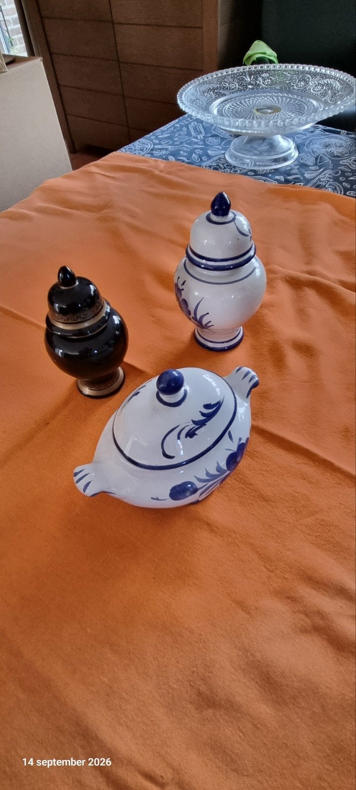 3 figurines décoratives, Enlèvement