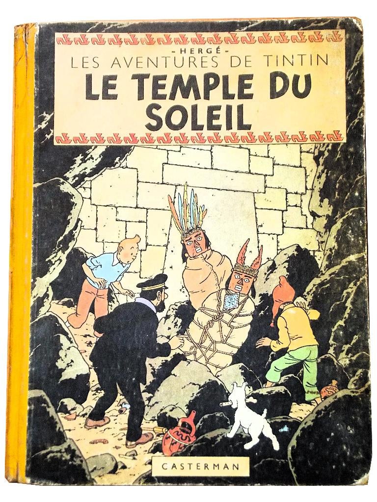 Tintin - Le Temple du Soleil / 1949, Livres, Une BD, Enlèvement ou Envoi, Utilisé, Hergé
